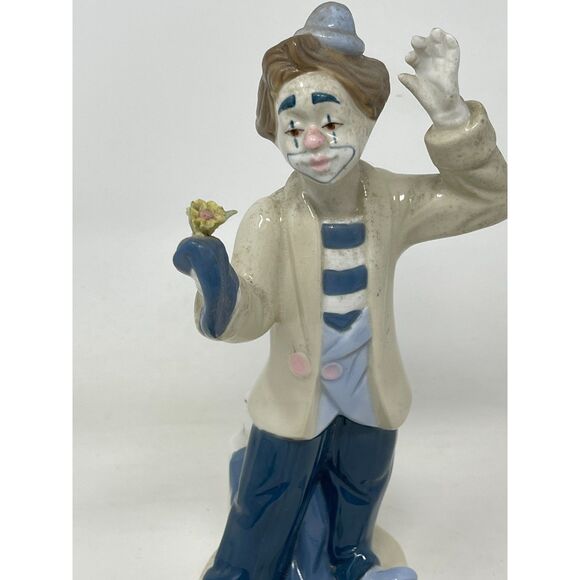 Vintage Porcelain Standing Clown Dad Figurine Porcelana De Cuernavaca Mexico. PO - Picture 2 of 9